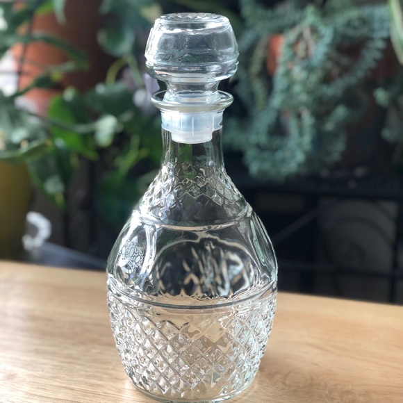 Vintage 80s Princess House 10” Inch Glass Wine Decanter w/ Stopper - Picture 14 of 14